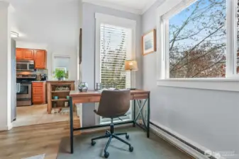 Work from home office area.