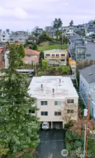 Arial photo of building