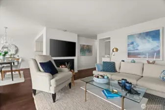 Rooms that flow, the great room and dining are open and ideal for entertaining