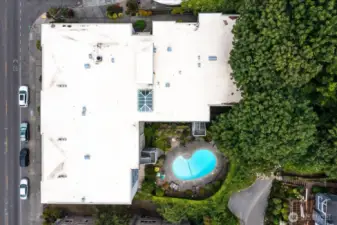 Building view from overhead
