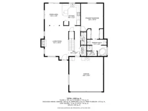 Main area floor plan.