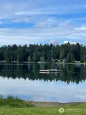 There are 2 freshwater lakes on the Island.