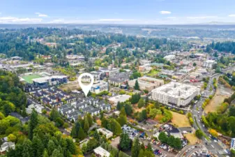 Downtown Bothell blends walkable urban life with abundant dining, shopping, and entertainment—including McMenamins Anderson School and the Park at Bothell Landing-making it a vibrant social scene.   It’s a pedestrian-friendly hub with enhanced Main Street and a Boulevard, offering diverse dining, a boutique hotel, a movie theater, a swimming pool, Zulu’s Board Game Cafe, and the Bothell Farmers Market.