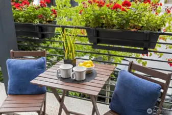 Imagine yourself waking up and enjoying your first cup of coffee out on your private patio, or maybe sipping a glass of wine after a long day