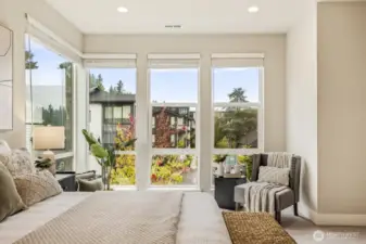 Dream Primary Suite: Featuring incredible floor-to-ceiling windows