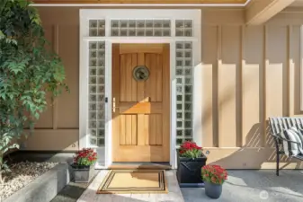 Welcome Home! Stunning Custom Front Door