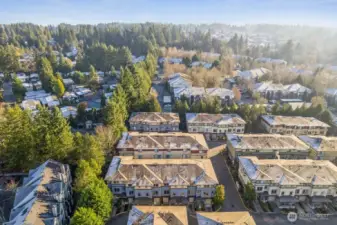 Overview of Altura townhome