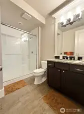 Bathroom with full shower!