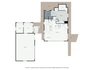 Main floor and loft area sketch