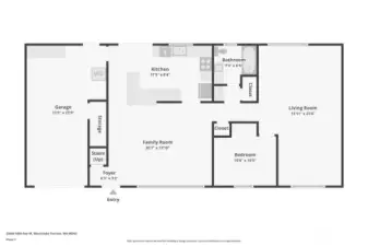 Main level floorplan