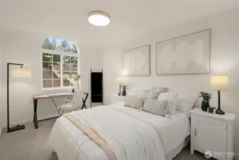 Bedroom #2 with plenty of room for desk or playspace