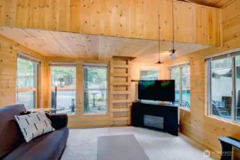 Shed with loft - what a great flex space