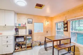 Each room has great space for these getaway cabins