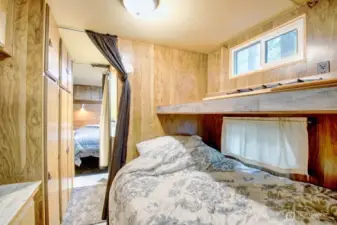Bunks with closet space