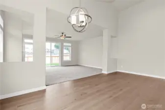 dining room/living room