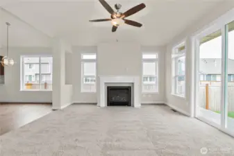 Large, light and airy living room