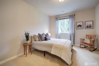 Second level bedroom with closet