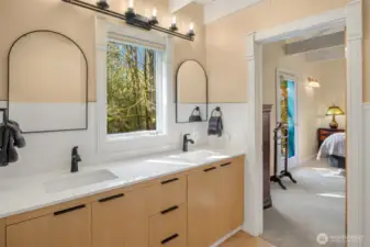 Primary upstairs bath recently remodeled