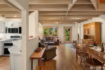 From the entry foyer