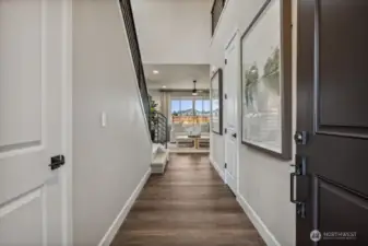 Entry - photo of actual home