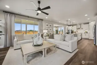 Great room - photo of actual home