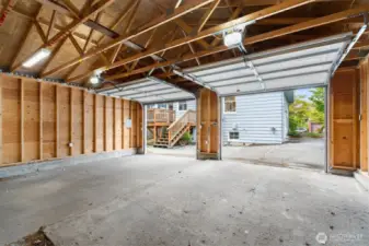 The new 2 car garage is a huge bonus!