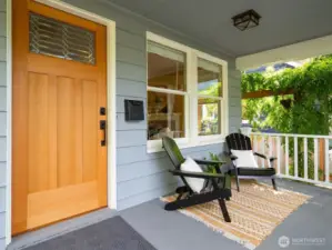 Large front porch.