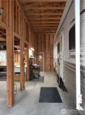 Convenient RV storage adds to the property’s versatility