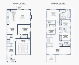 Floor plan. This home is a mirror image