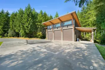Brand new pickle ball court