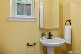 downstairs half bath