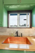 Beautiful copper sink