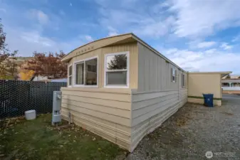 S end of home with hookups