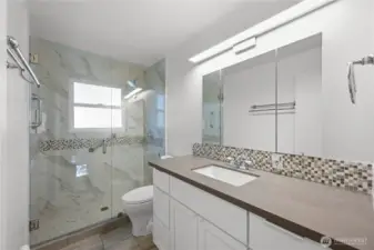 Beautifully updated bathroom