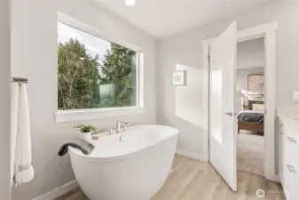 Soak the day away with a lavender bath! Photos are for representational purposes only. Colors and finishes may vary.