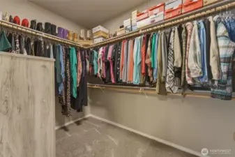 Generous Walk-in Closet