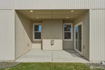 Covered Patio Space with Hot Tub Hookup