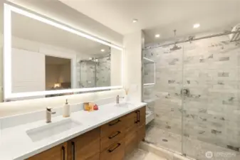 Primary Bath Generous Shower