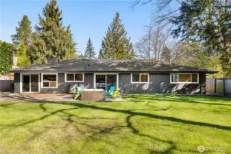 Glorious yard provides that perfect spot to entertain.