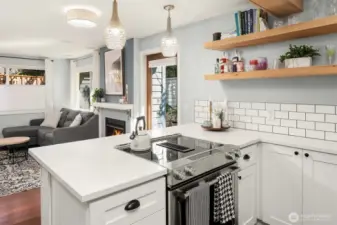 Enjoy the open concept kitchen, easy for entertaining guest.