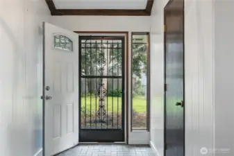 A Welcoming Entry