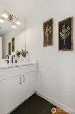 Main floor powder room