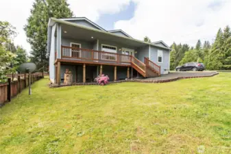 Front of house with large front porch