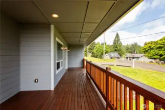 Large front porch.