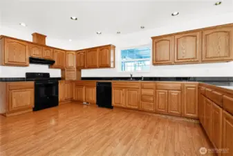 Very Large kitchen.