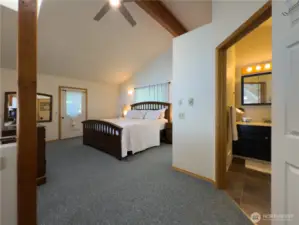 Large Loft Primary Suite.