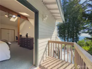 Primary Suite has private balcony and sweeping Cascade Mountain views.