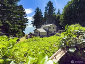 Nestled at the end of a secluded dead-end road, this 3-level home sits on one acre of flat, usable land