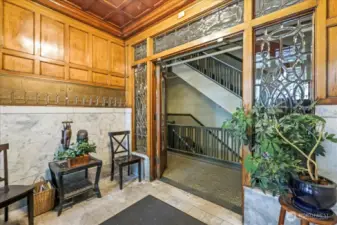 Secure lobby entry