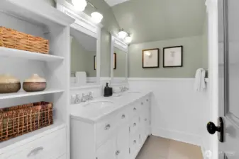 Full bathroom on third level